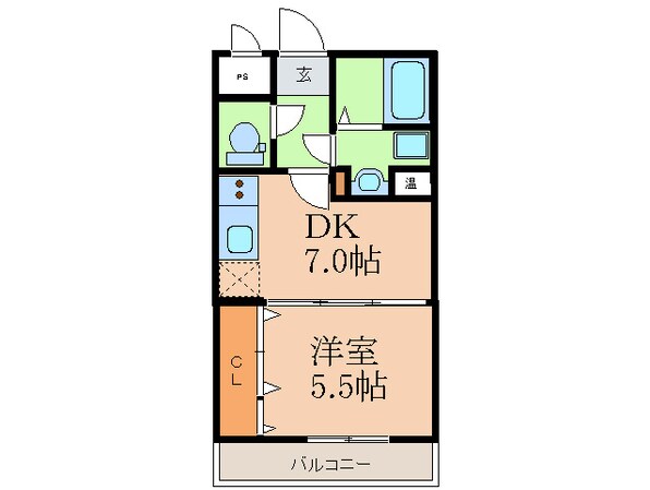 シ－ナリ江坂の物件間取画像